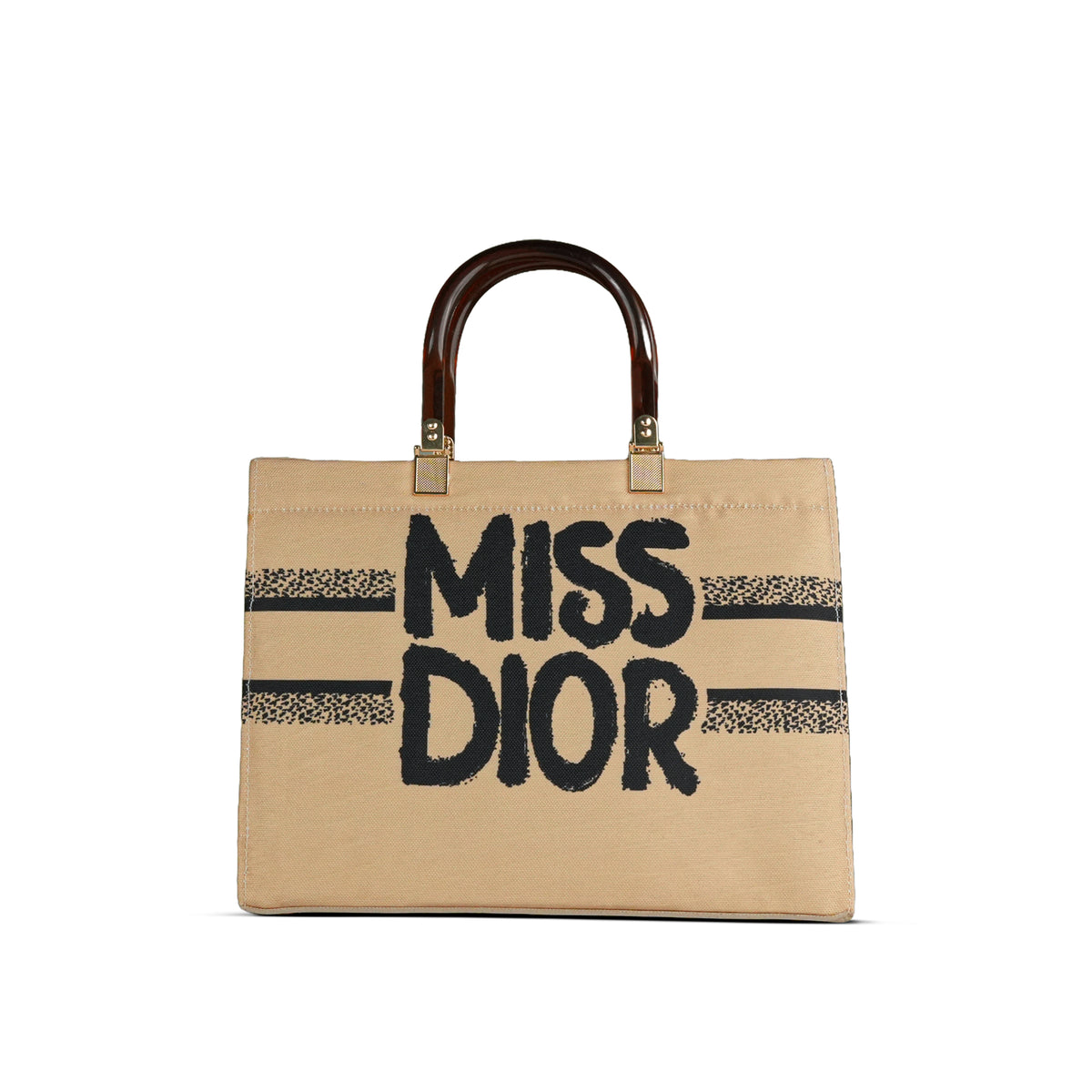 Miss Dior Canvas Handbag