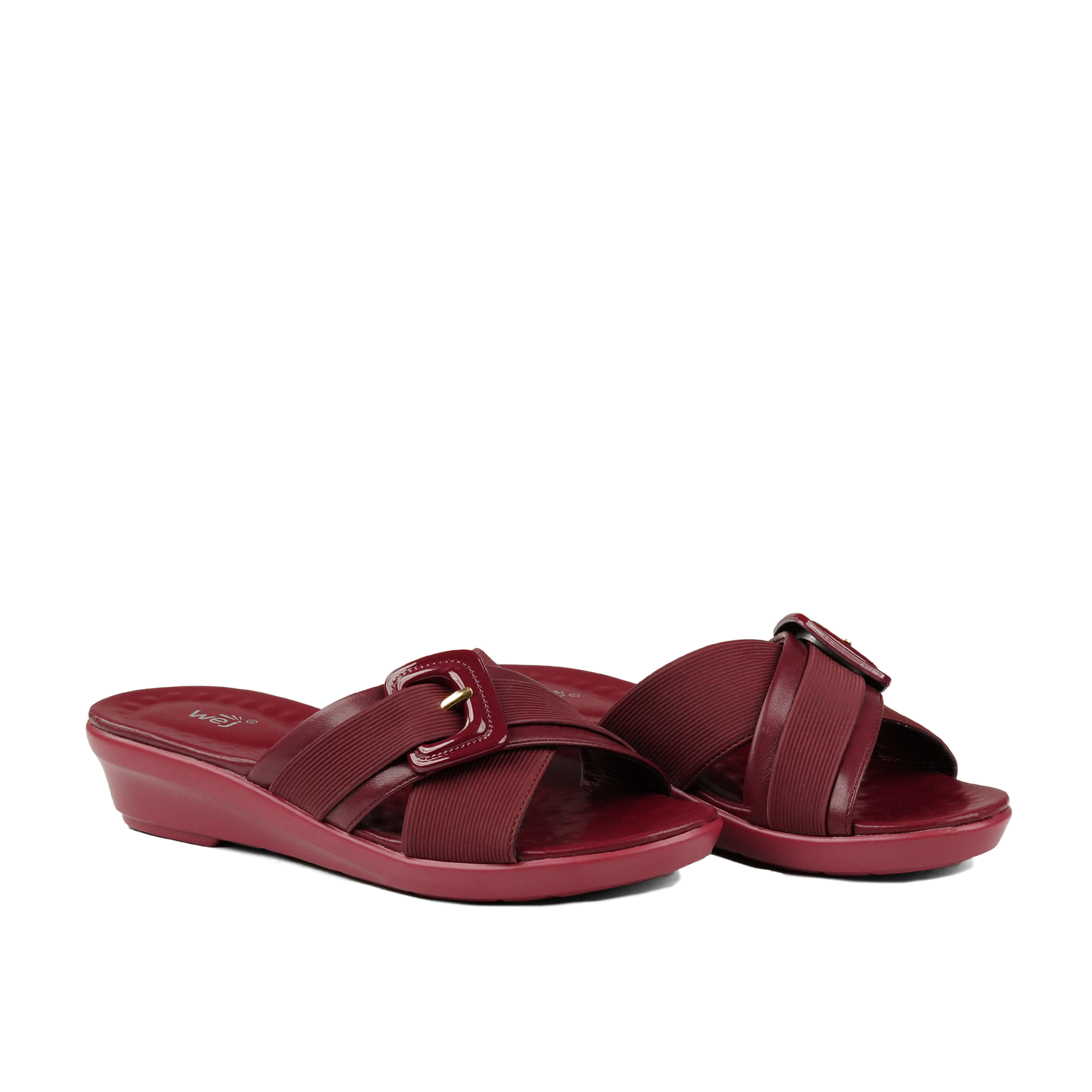 Red Comfy Slides WC06