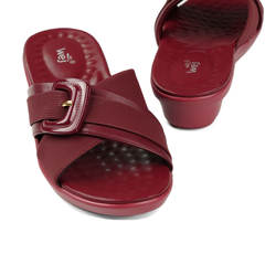 Red Comfy Slides WC06