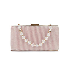 Beaded Pink Clutch Purse