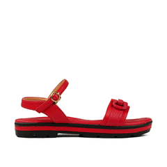 Red Double Strap Sandals WS07