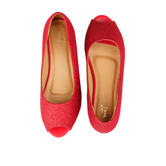 Red Sparkly Pumps WP12