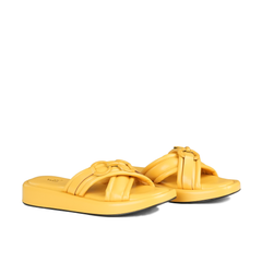 Yellow Comfy Slides WC01