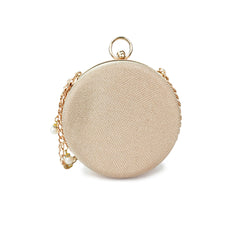 Elegant Pearl-Embellished Evening Clutch