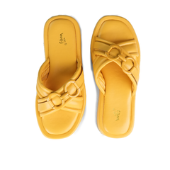 Yellow Comfy Slides WC01