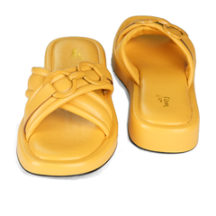 Yellow Comfy Slides WC01