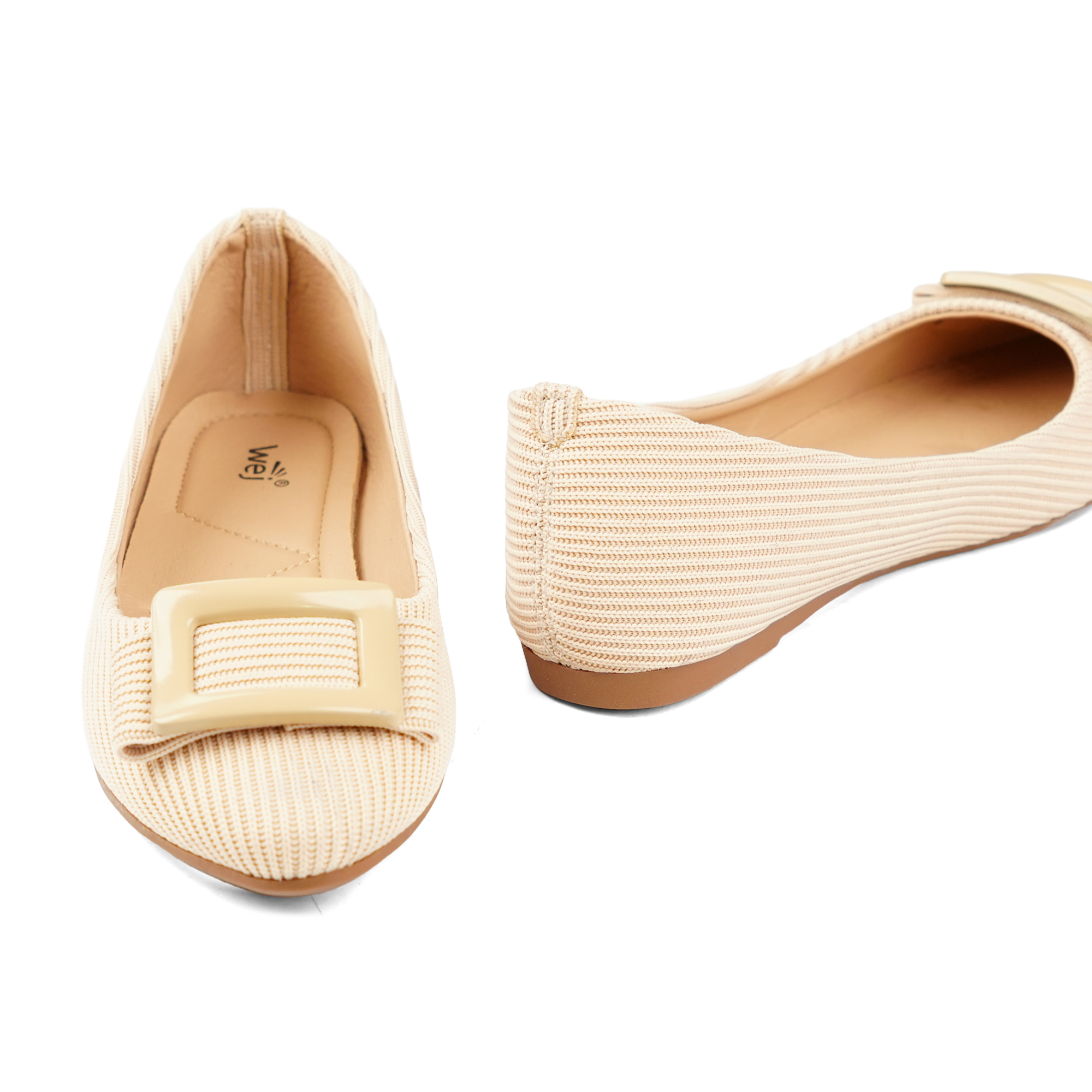 Ivory Buckle Pumps WP02