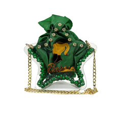 Emerald Green Barbie Star Clutch