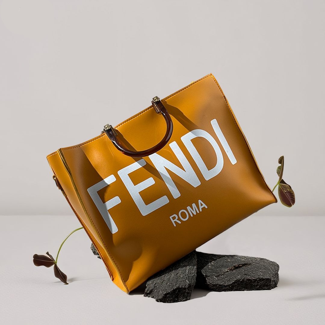 Fendi Tote Yellow